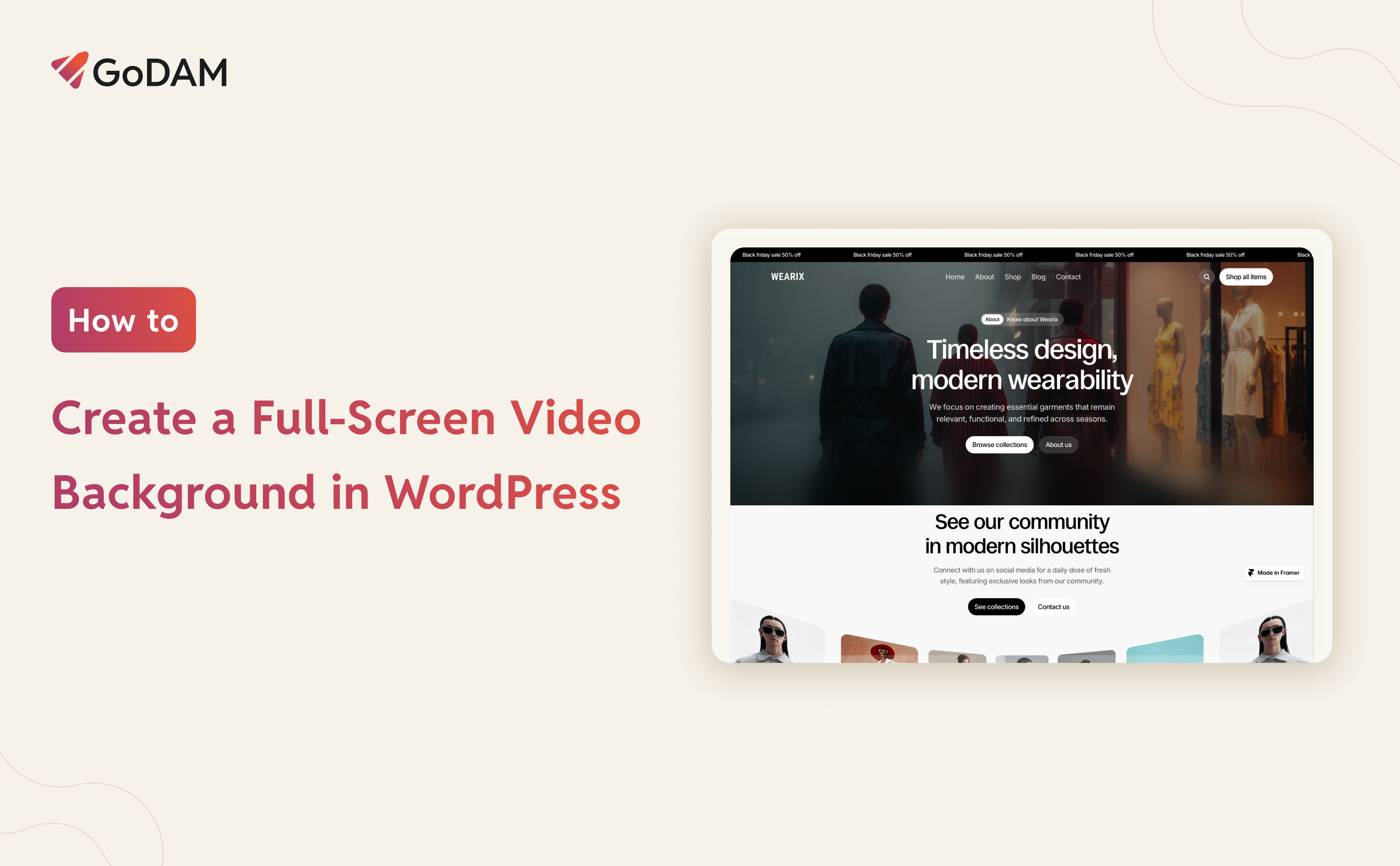How To Create a Full-Screen Video Background in WordPress