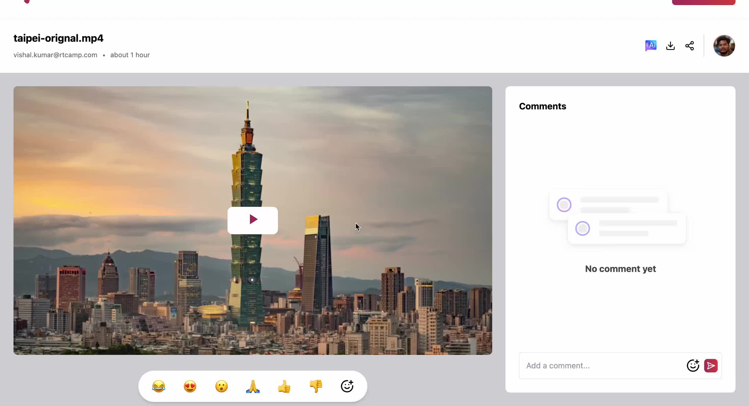 Video-Emoji-Reactions-Comments