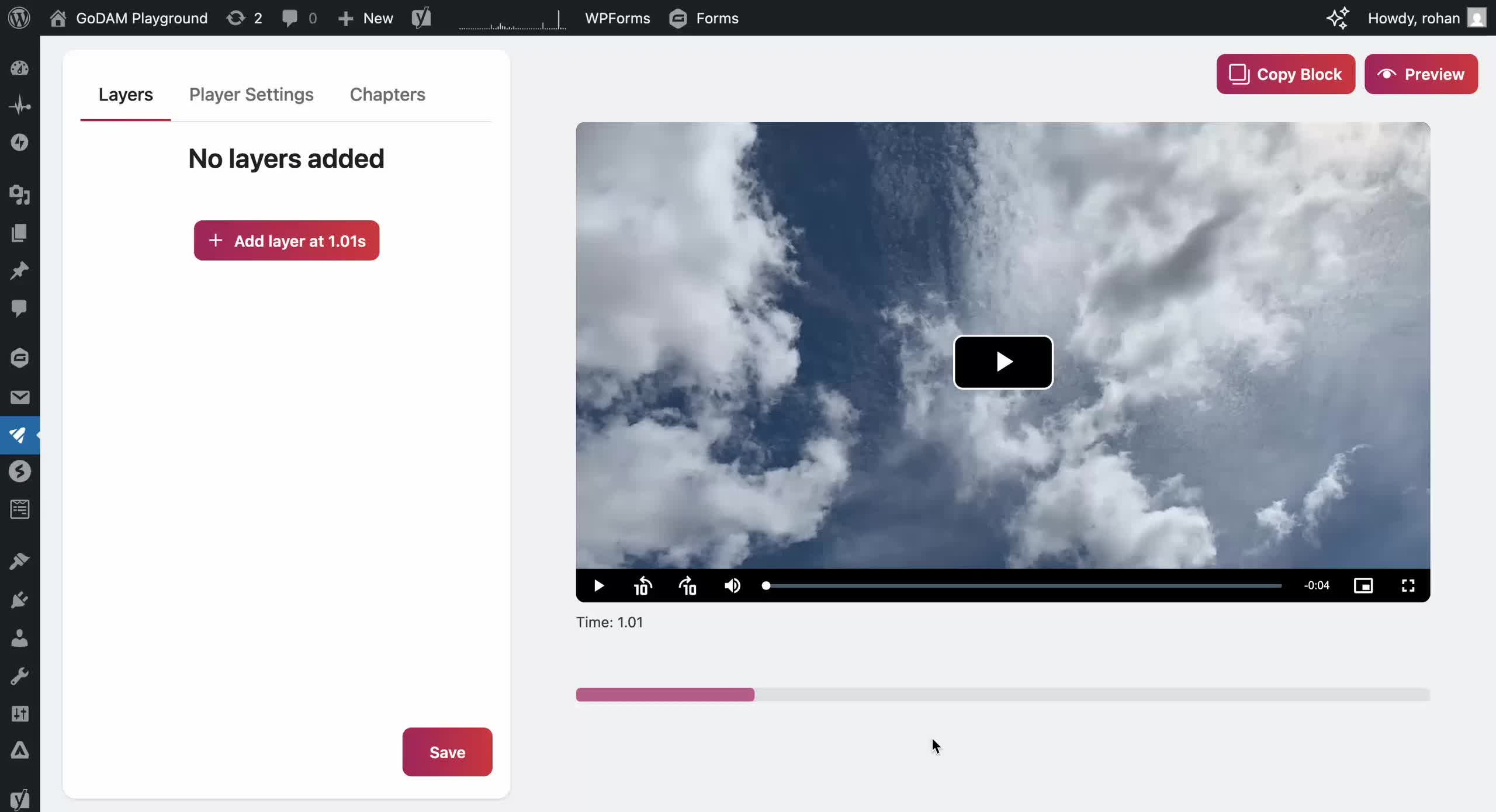 Video-CF7-Automatic-form-detection