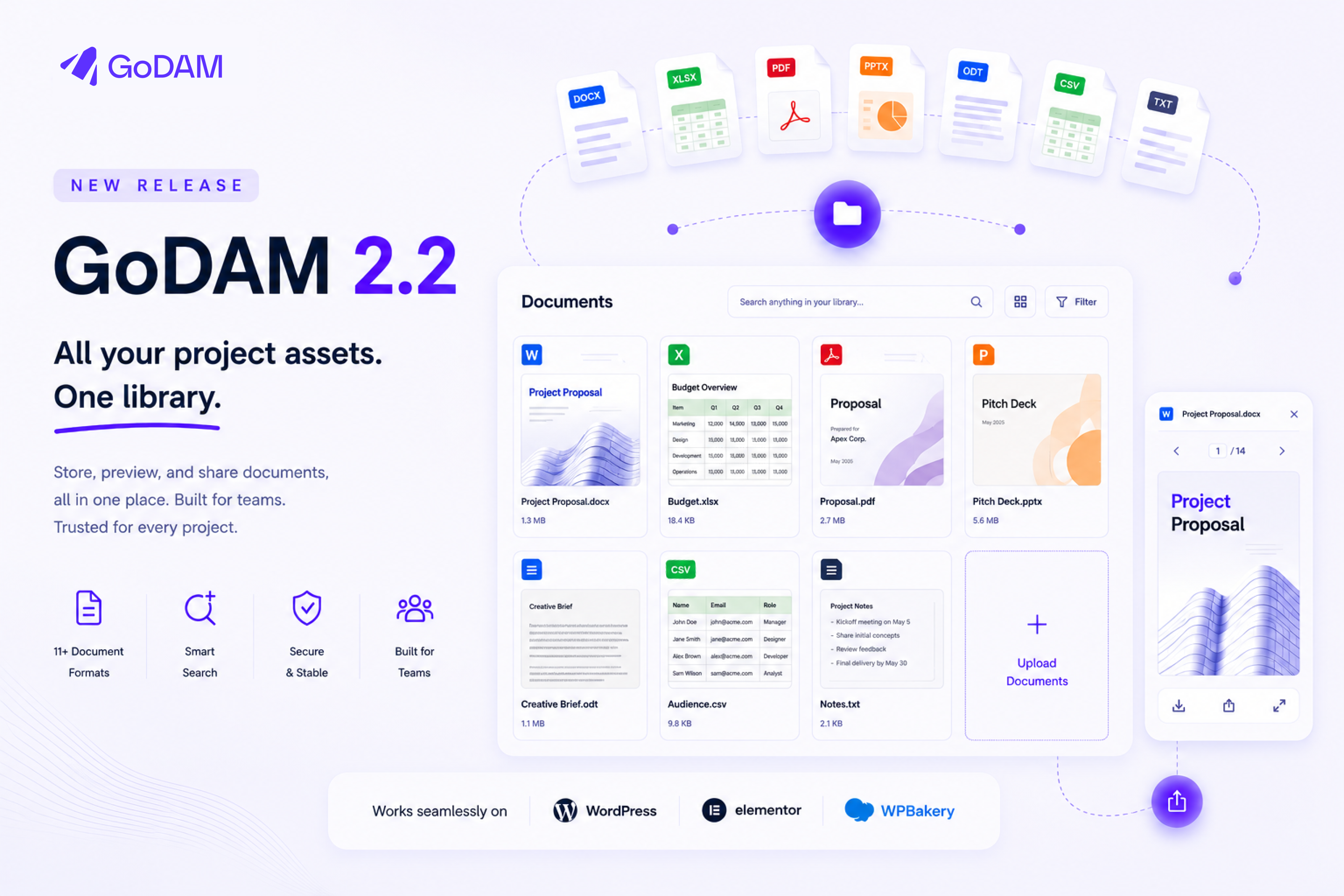 Introducing GoDAM 2.2: A Home for All Your Documents