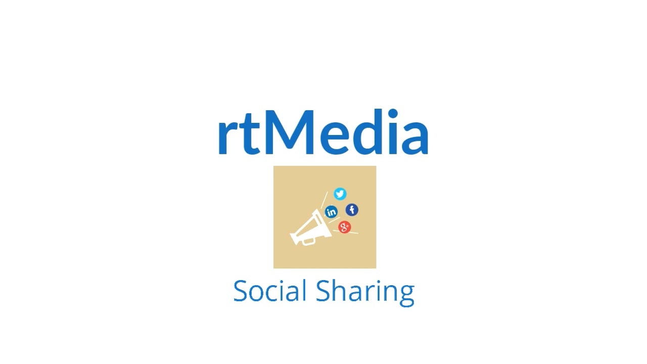 rtMedia Social Sharing Feature