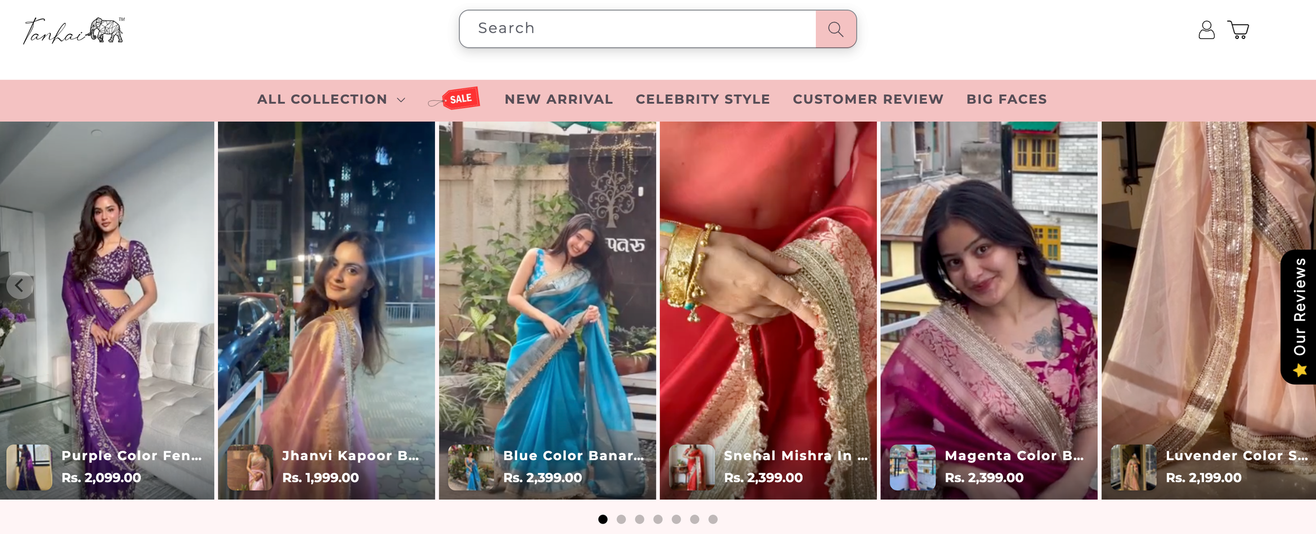 shoppable video example 7 - Tanhai clothing