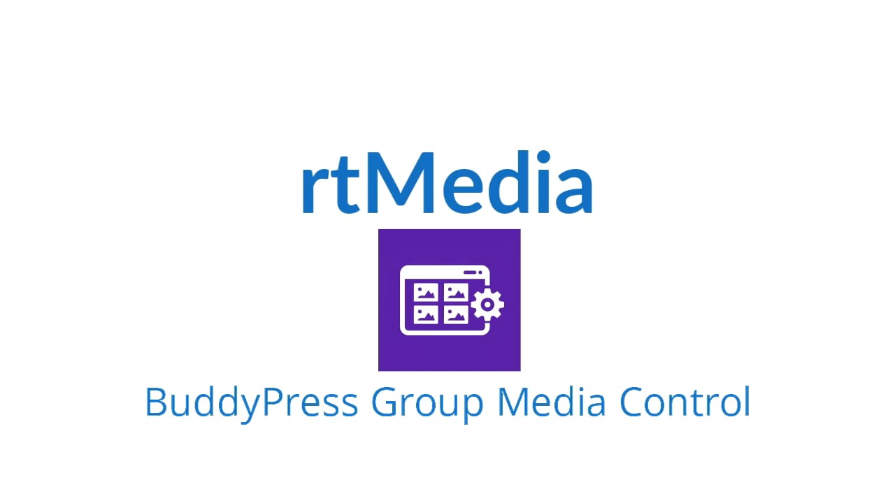 rtMedia BuddyPress Group Media Control Feature