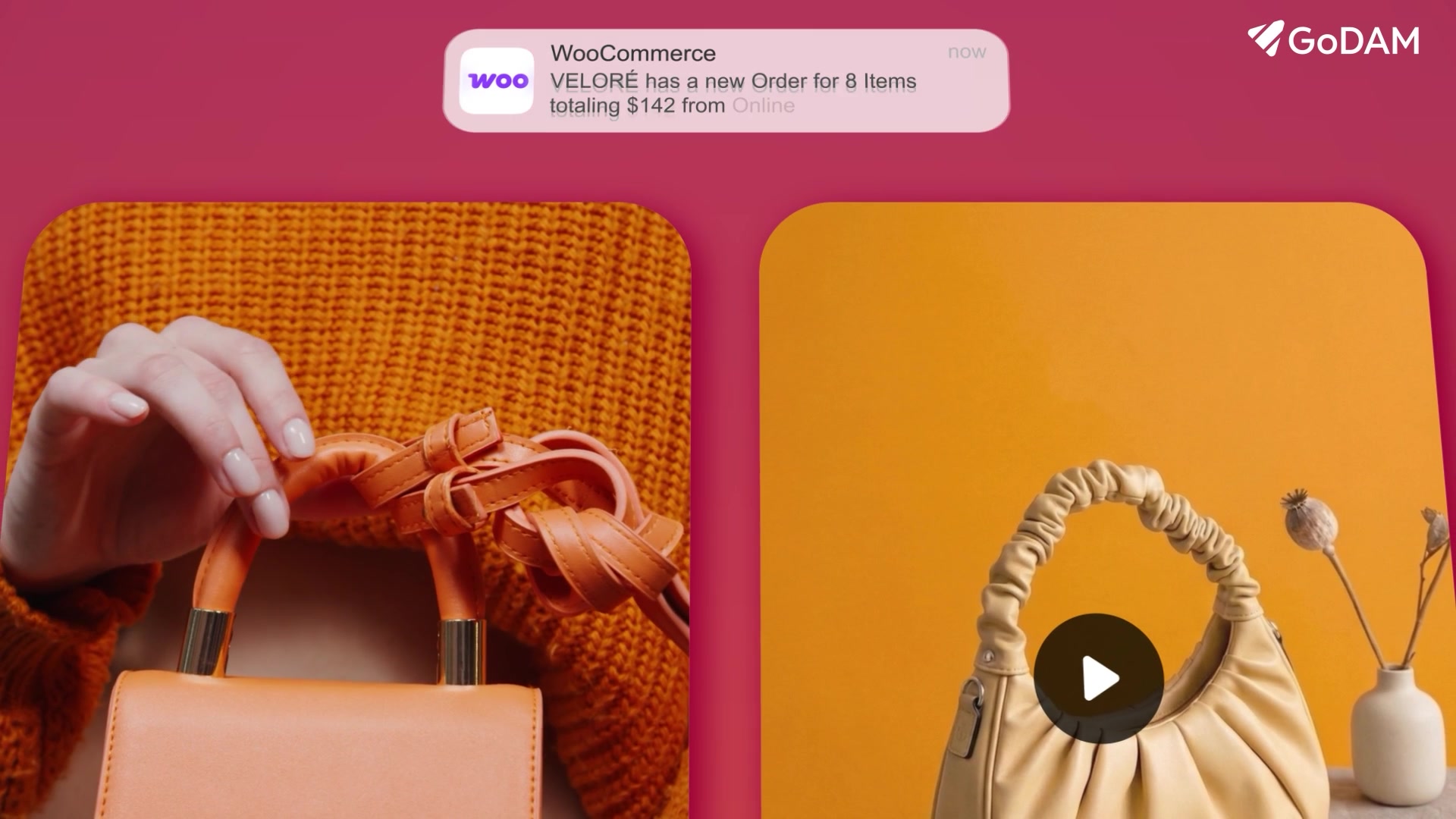GoDAM WooCommerce Shoppable video launch