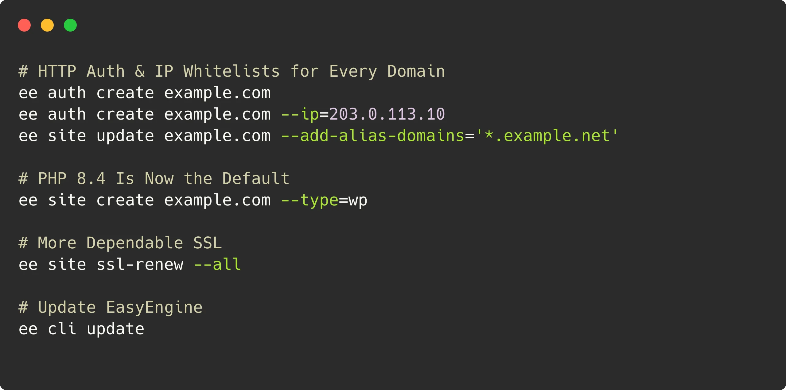EasyEngine v4.10.2-v4.13.2 Released
