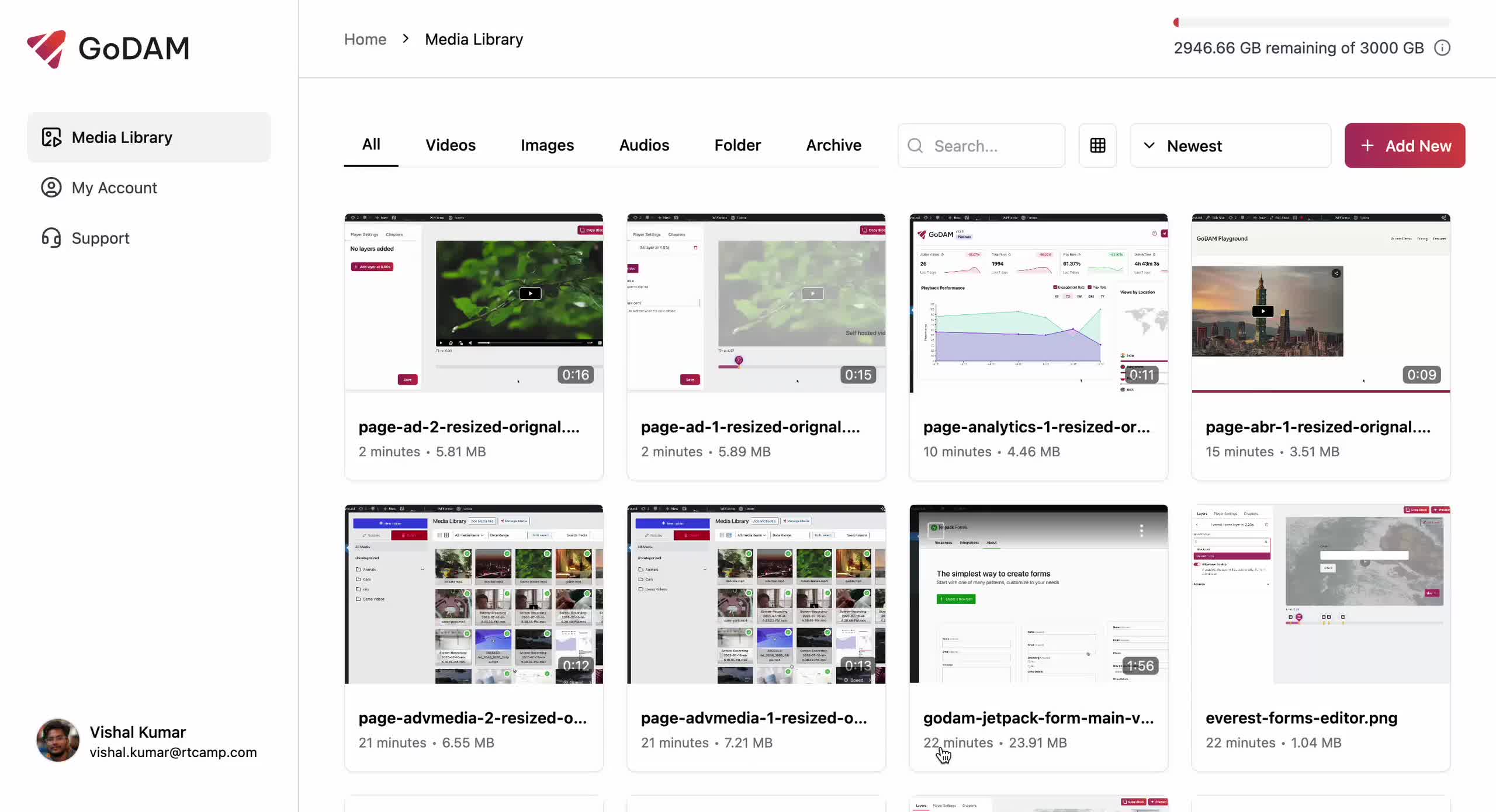 Video-Centralized-Media-Library