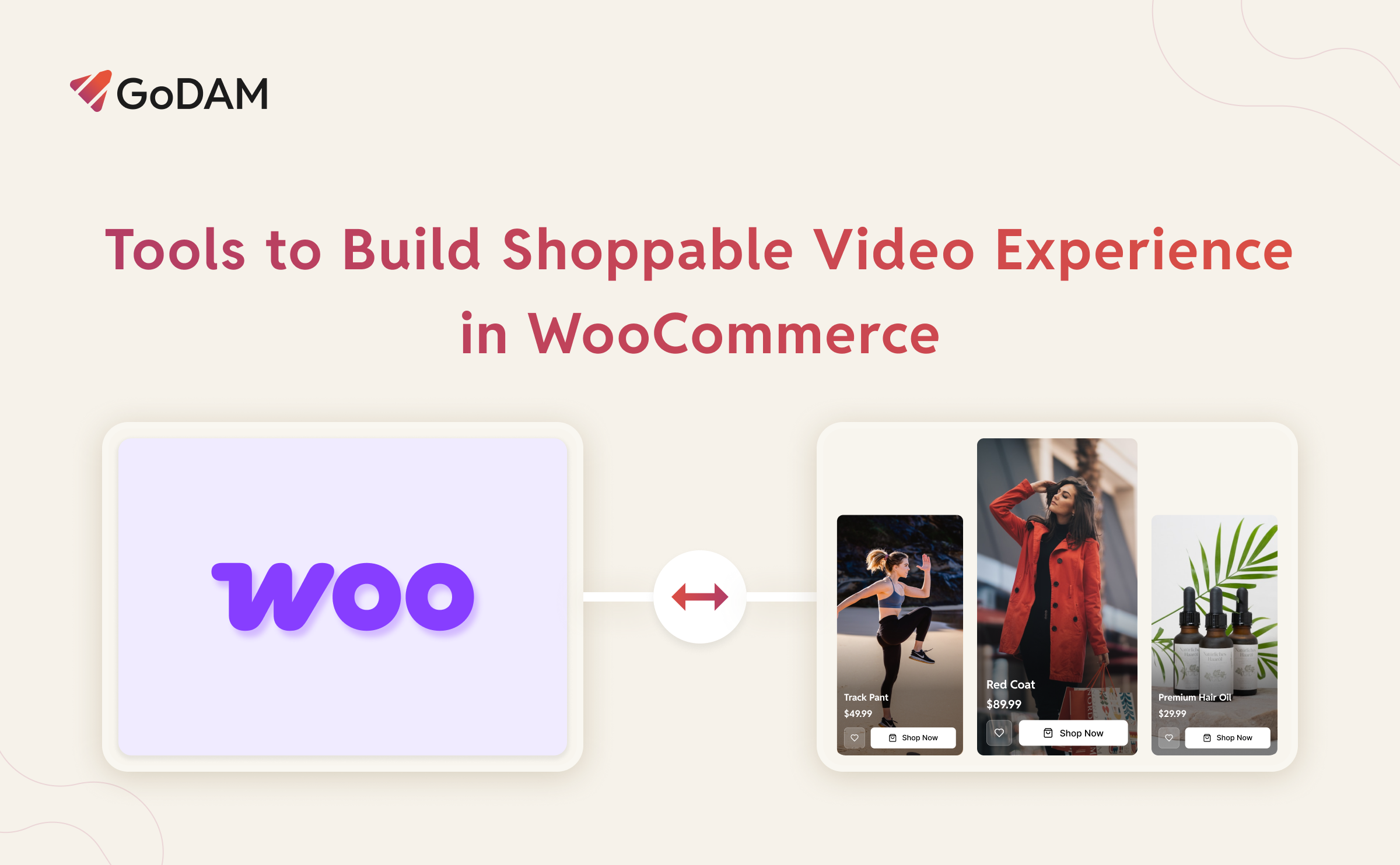 Tools to build shoppable video experience in WooCommerce