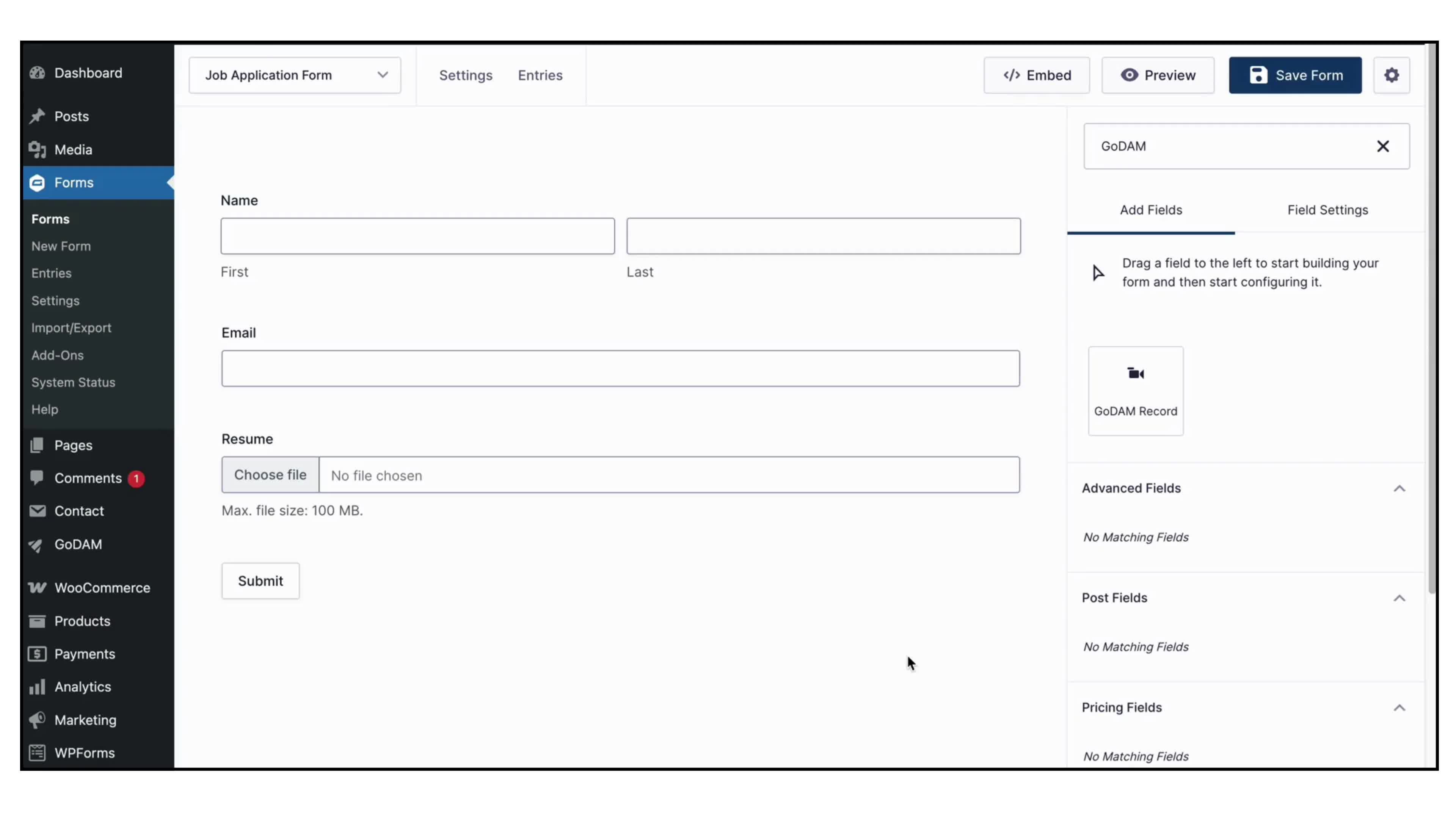 gravity-form-recorder-godam