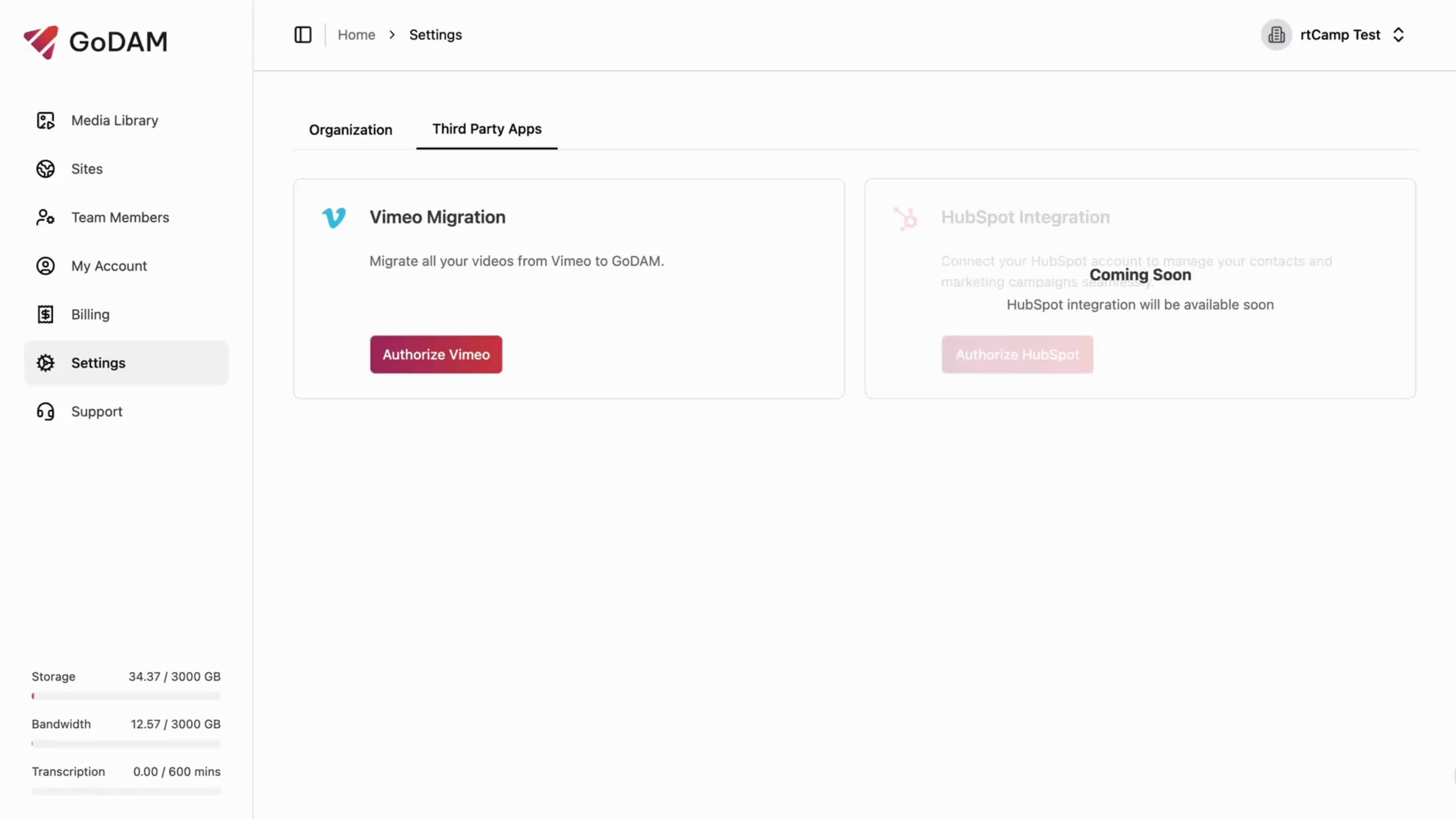 GoDAM Vimeo Migration