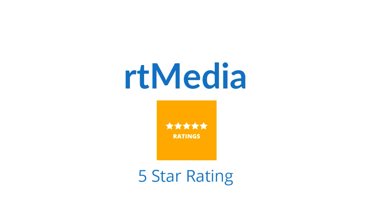 rtMedia 5 Star Rating Feature